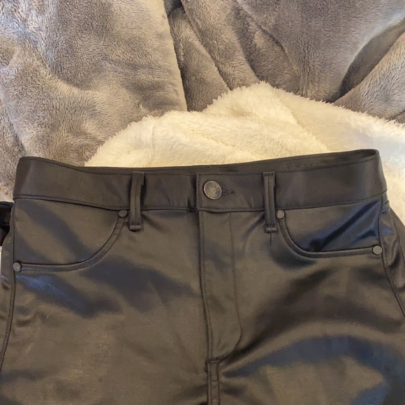 Rag & Bone black leather pants (only worn once) - Picture 7 of 7